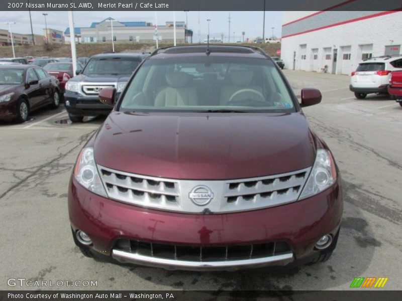 Merlot Pearl / Cafe Latte 2007 Nissan Murano SL AWD