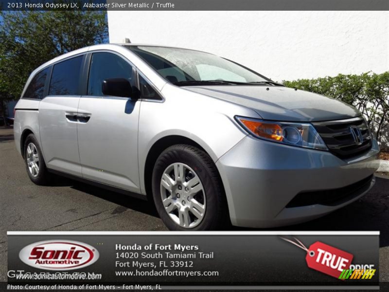 Alabaster Silver Metallic / Truffle 2013 Honda Odyssey LX