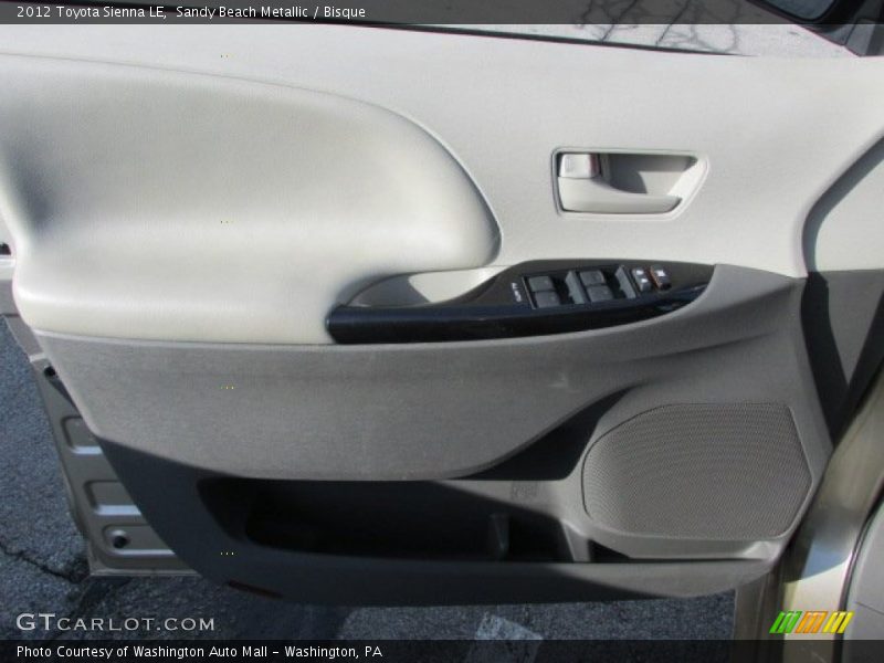 Sandy Beach Metallic / Bisque 2012 Toyota Sienna LE
