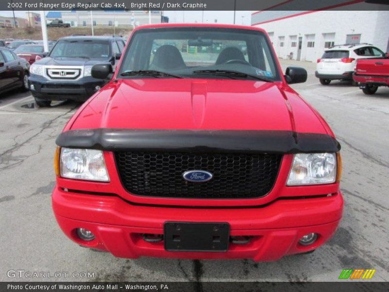 Bright Red / Dark Graphite 2002 Ford Ranger Edge Regular Cab 4x4