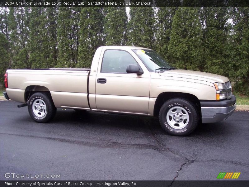 Sandstone Metallic / Dark Charcoal 2004 Chevrolet Silverado 1500 Regular Cab