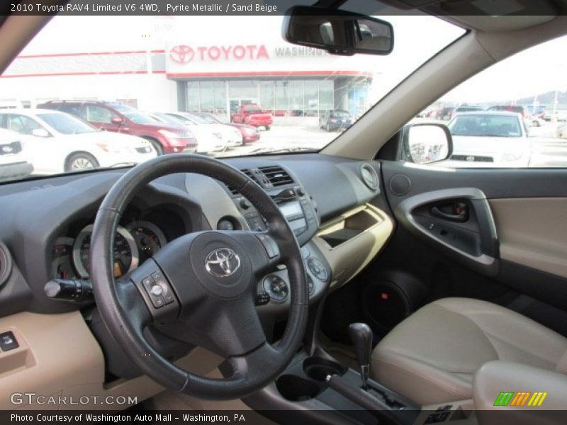 Pyrite Metallic / Sand Beige 2010 Toyota RAV4 Limited V6 4WD