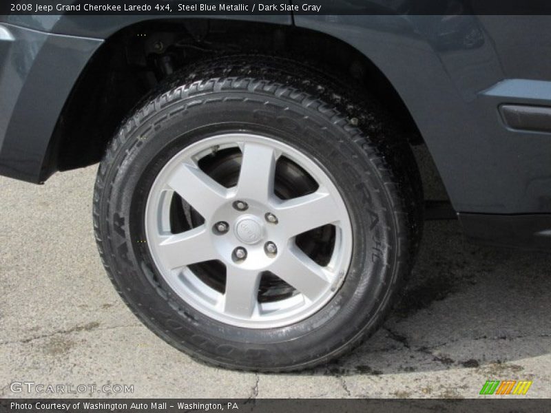 Steel Blue Metallic / Dark Slate Gray 2008 Jeep Grand Cherokee Laredo 4x4