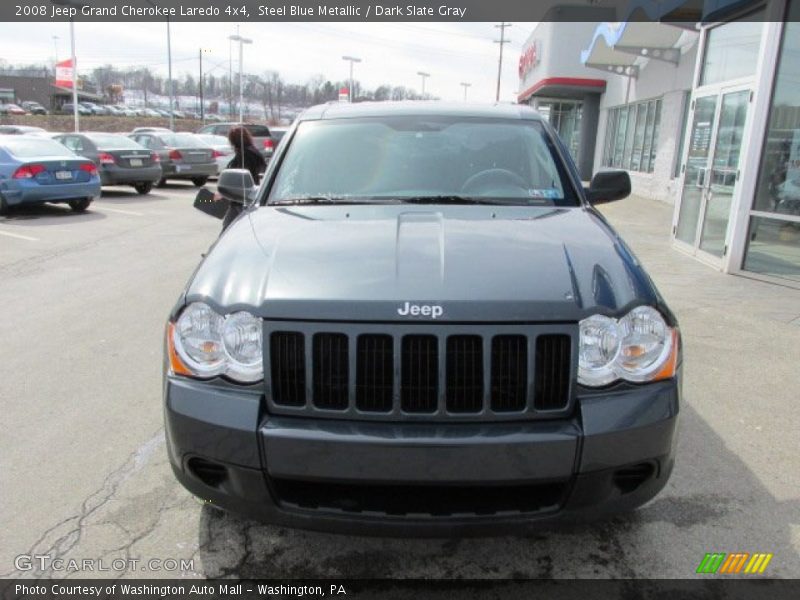 Steel Blue Metallic / Dark Slate Gray 2008 Jeep Grand Cherokee Laredo 4x4