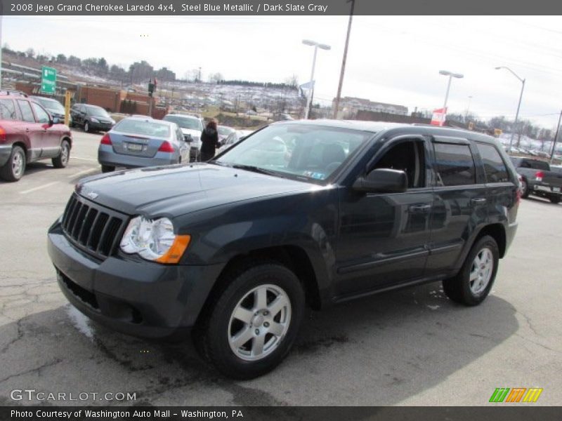 Steel Blue Metallic / Dark Slate Gray 2008 Jeep Grand Cherokee Laredo 4x4