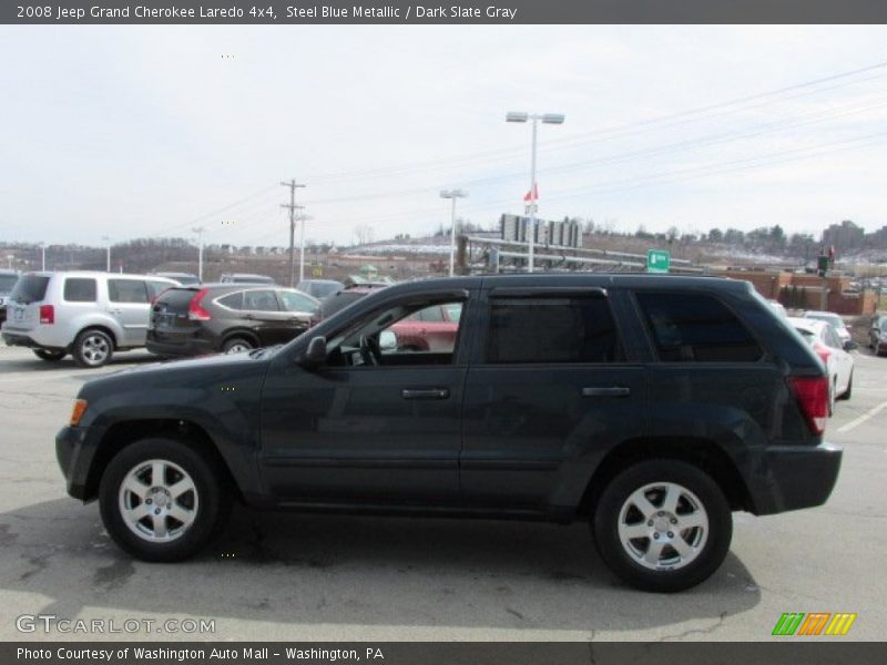 Steel Blue Metallic / Dark Slate Gray 2008 Jeep Grand Cherokee Laredo 4x4