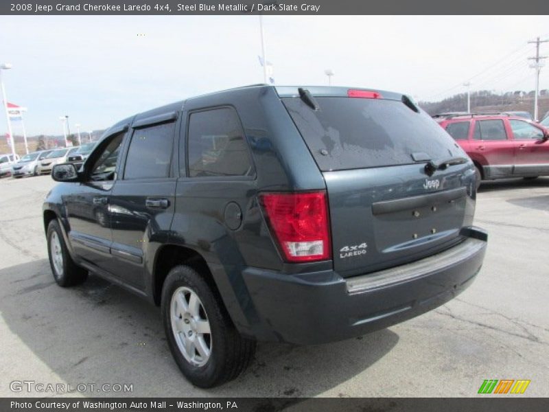 Steel Blue Metallic / Dark Slate Gray 2008 Jeep Grand Cherokee Laredo 4x4