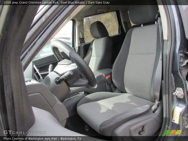 Steel Blue Metallic / Dark Slate Gray 2008 Jeep Grand Cherokee Laredo 4x4