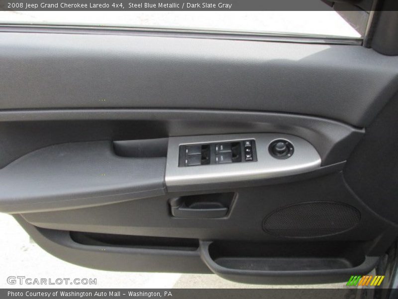 Steel Blue Metallic / Dark Slate Gray 2008 Jeep Grand Cherokee Laredo 4x4