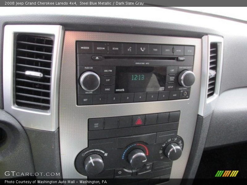 Steel Blue Metallic / Dark Slate Gray 2008 Jeep Grand Cherokee Laredo 4x4