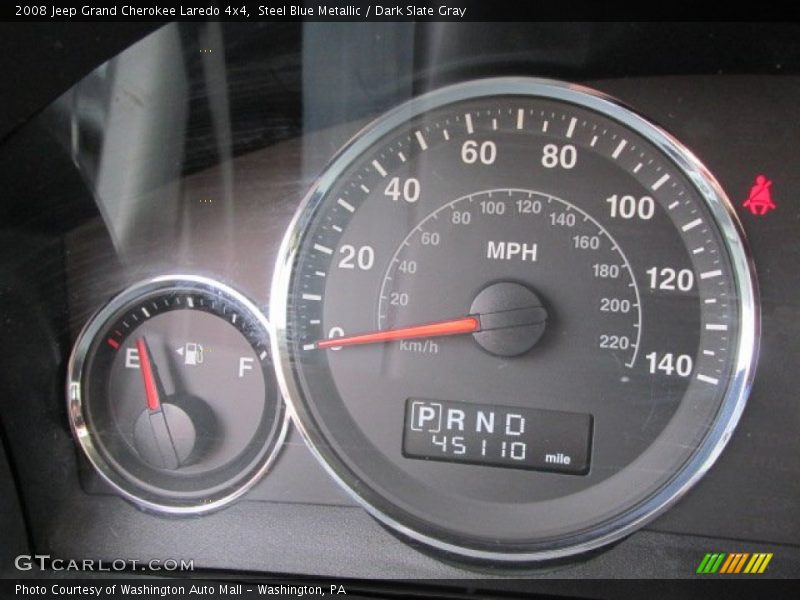 Steel Blue Metallic / Dark Slate Gray 2008 Jeep Grand Cherokee Laredo 4x4