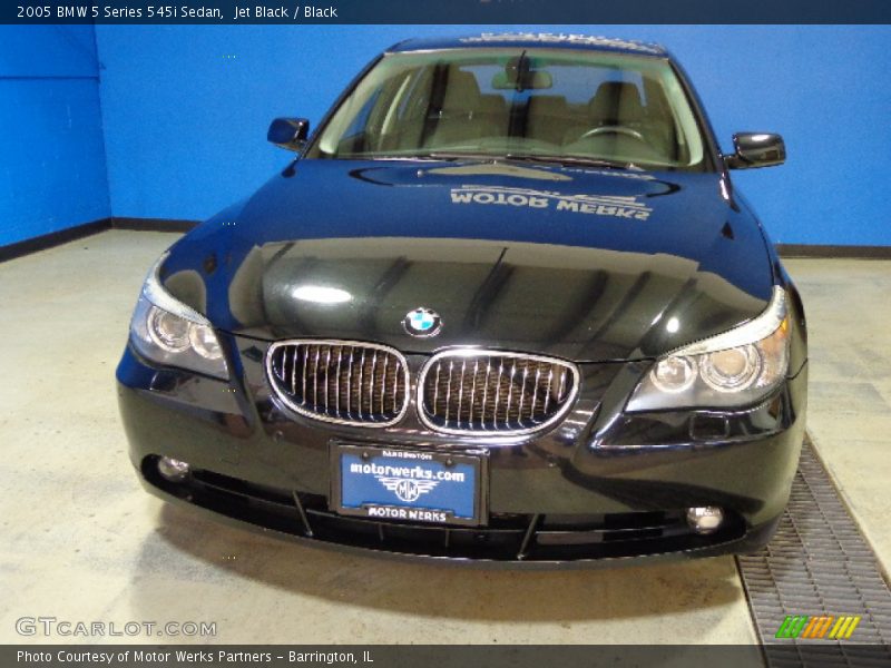 Jet Black / Black 2005 BMW 5 Series 545i Sedan