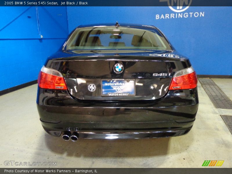 Jet Black / Black 2005 BMW 5 Series 545i Sedan