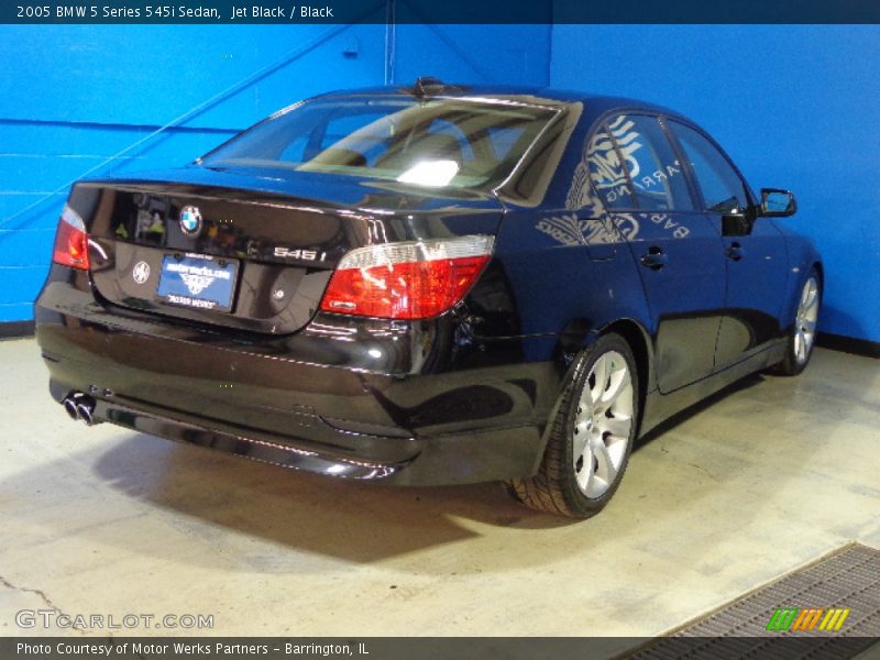 Jet Black / Black 2005 BMW 5 Series 545i Sedan