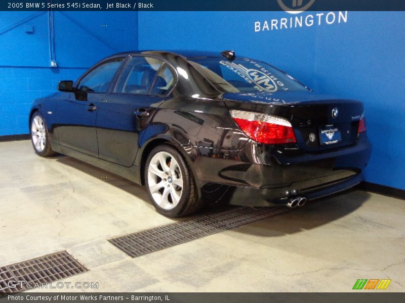 Jet Black / Black 2005 BMW 5 Series 545i Sedan