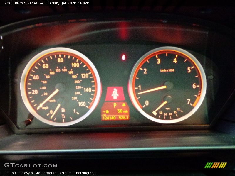 Jet Black / Black 2005 BMW 5 Series 545i Sedan