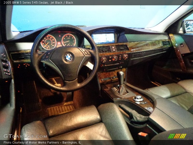 Jet Black / Black 2005 BMW 5 Series 545i Sedan