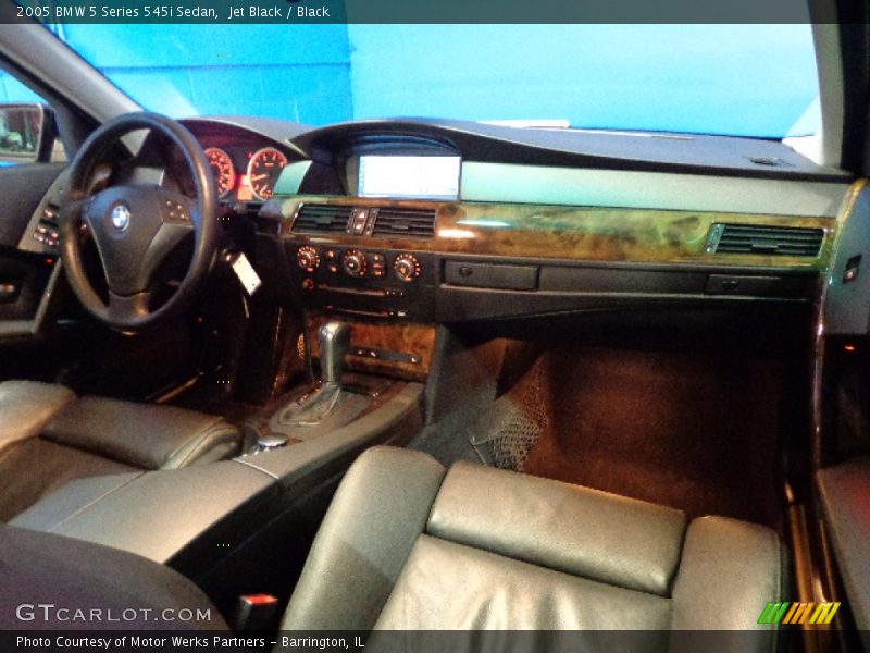Jet Black / Black 2005 BMW 5 Series 545i Sedan
