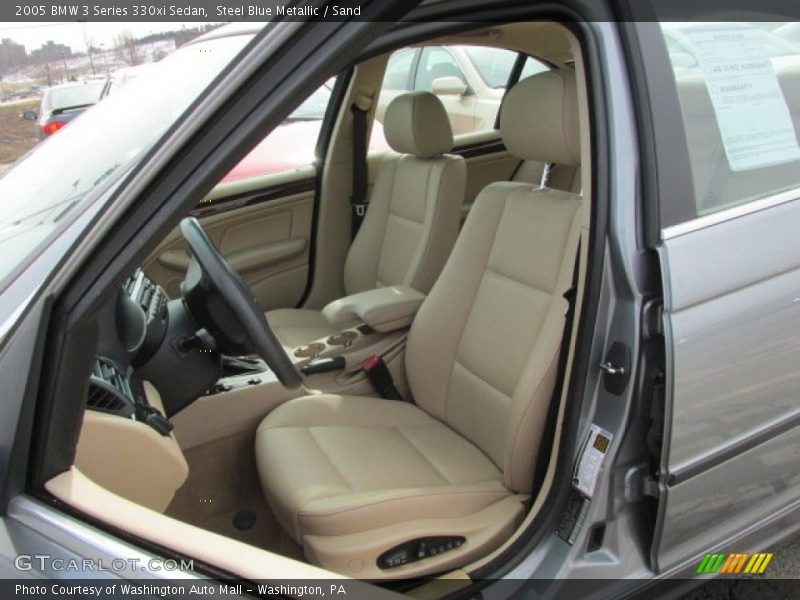 Steel Blue Metallic / Sand 2005 BMW 3 Series 330xi Sedan