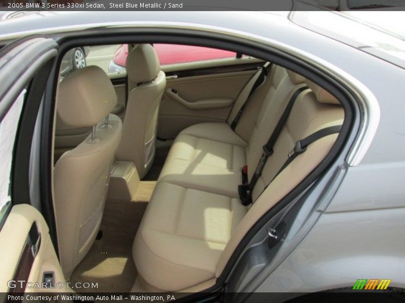 Steel Blue Metallic / Sand 2005 BMW 3 Series 330xi Sedan