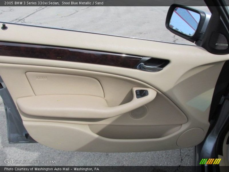 Steel Blue Metallic / Sand 2005 BMW 3 Series 330xi Sedan