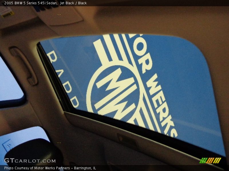 Jet Black / Black 2005 BMW 5 Series 545i Sedan