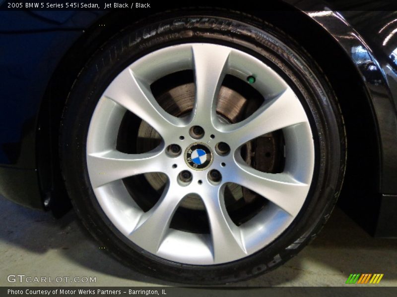Jet Black / Black 2005 BMW 5 Series 545i Sedan