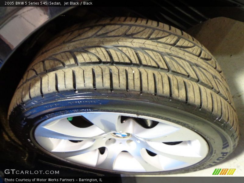 Jet Black / Black 2005 BMW 5 Series 545i Sedan