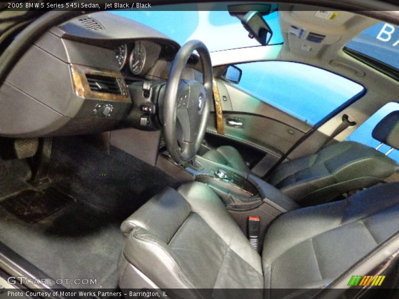 Jet Black / Black 2005 BMW 5 Series 545i Sedan