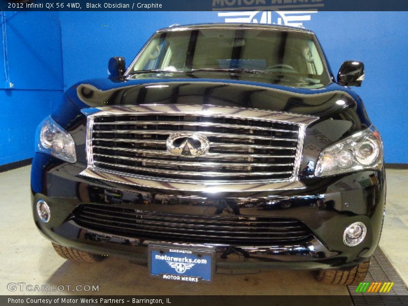 Black Obsidian / Graphite 2012 Infiniti QX 56 4WD