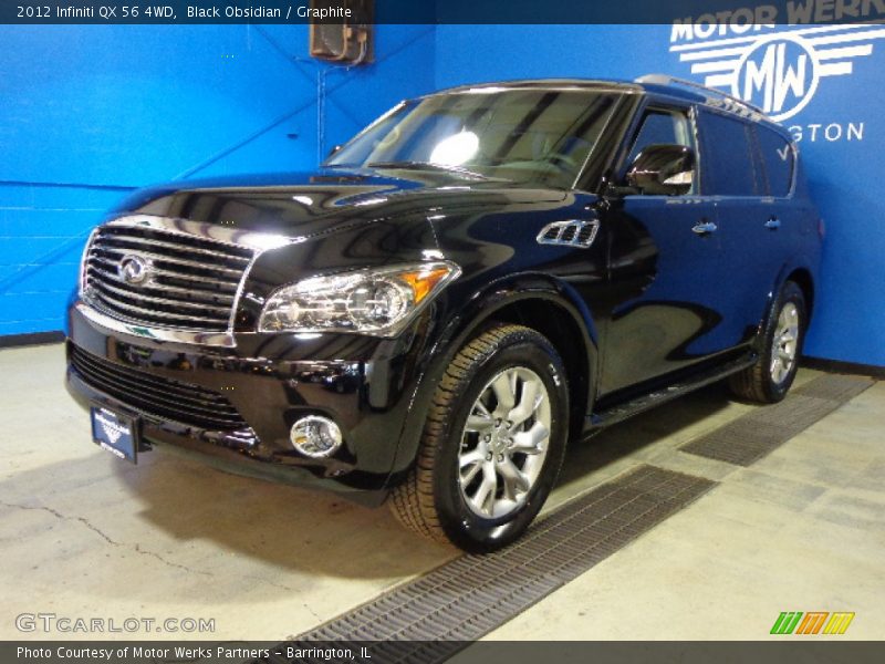 Black Obsidian / Graphite 2012 Infiniti QX 56 4WD