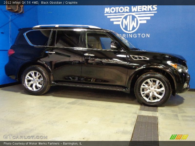 Black Obsidian / Graphite 2012 Infiniti QX 56 4WD