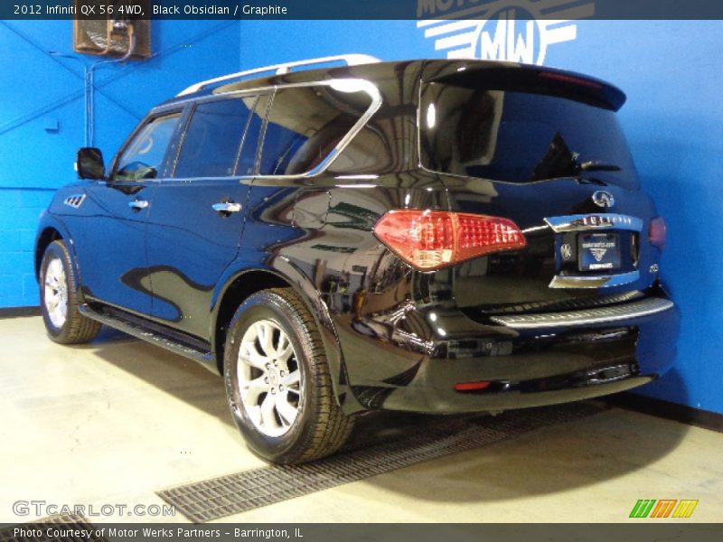 Black Obsidian / Graphite 2012 Infiniti QX 56 4WD