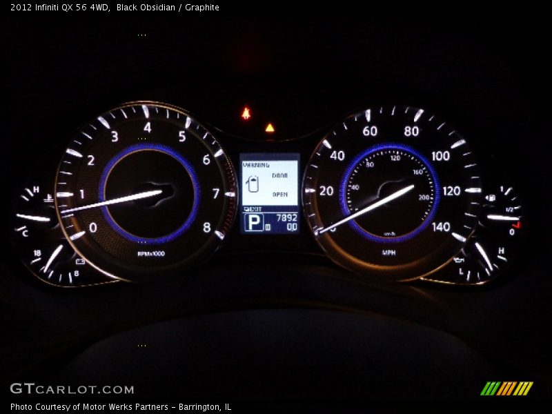 Black Obsidian / Graphite 2012 Infiniti QX 56 4WD