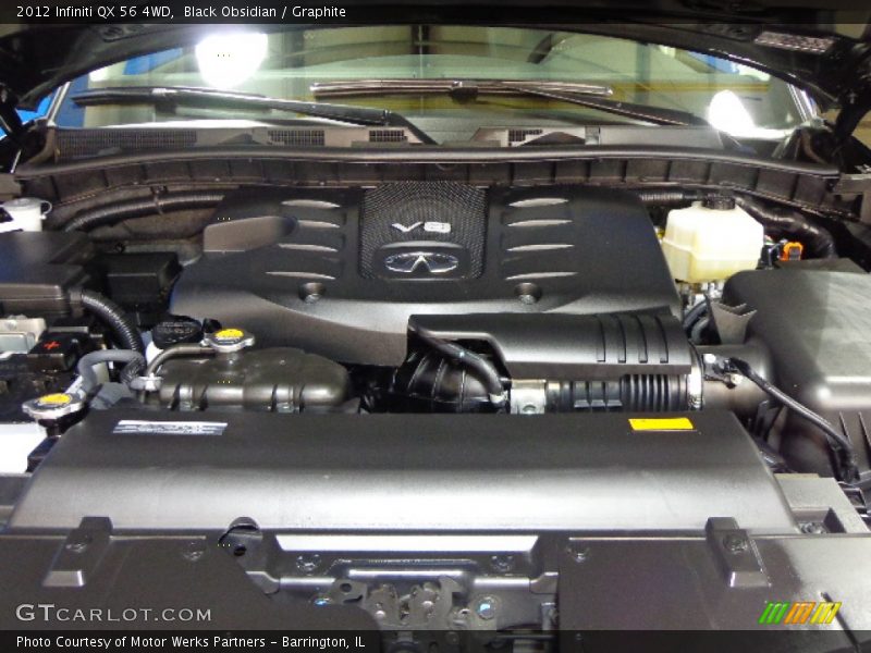 Black Obsidian / Graphite 2012 Infiniti QX 56 4WD
