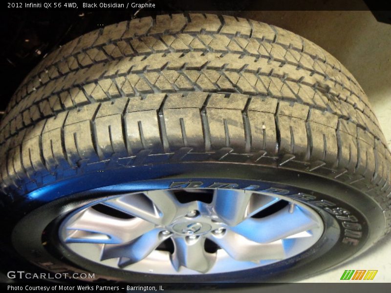 Black Obsidian / Graphite 2012 Infiniti QX 56 4WD