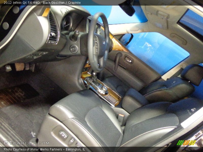 Black Obsidian / Graphite 2012 Infiniti QX 56 4WD