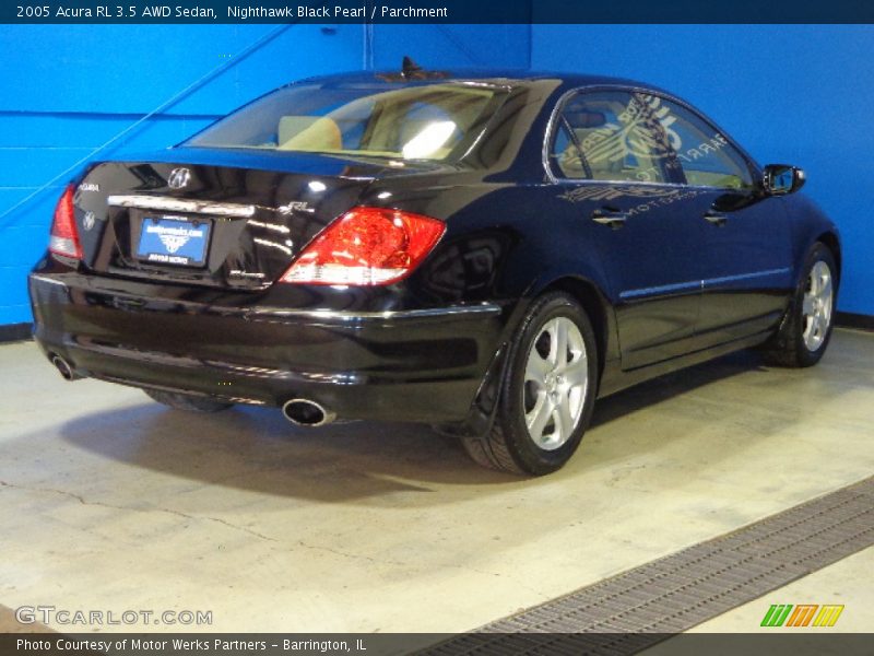 Nighthawk Black Pearl / Parchment 2005 Acura RL 3.5 AWD Sedan