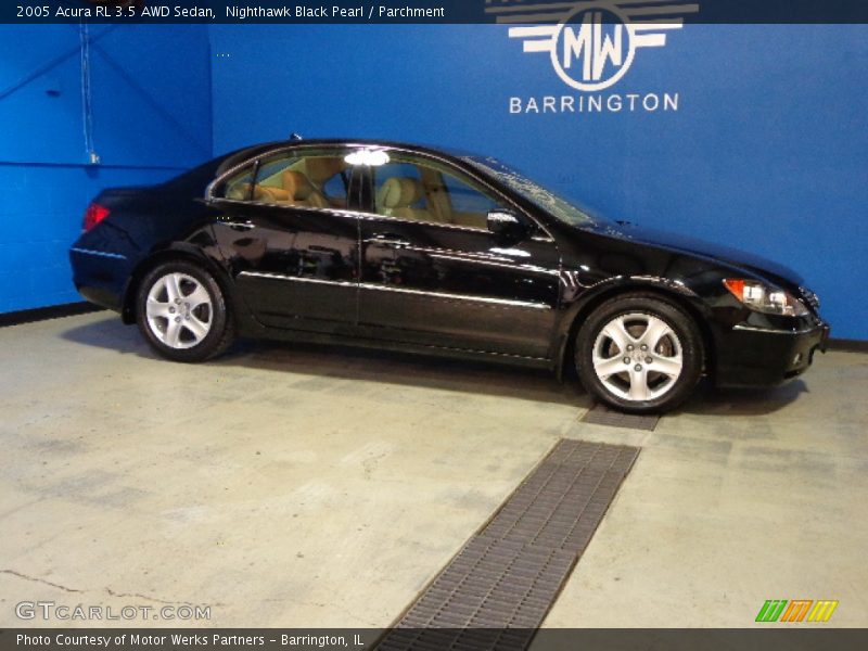 Nighthawk Black Pearl / Parchment 2005 Acura RL 3.5 AWD Sedan