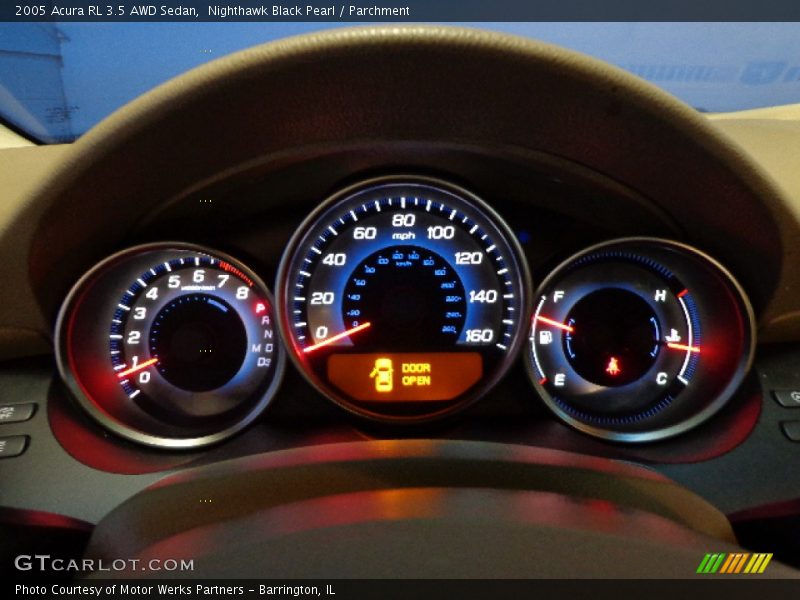  2005 RL 3.5 AWD Sedan 3.5 AWD Sedan Gauges