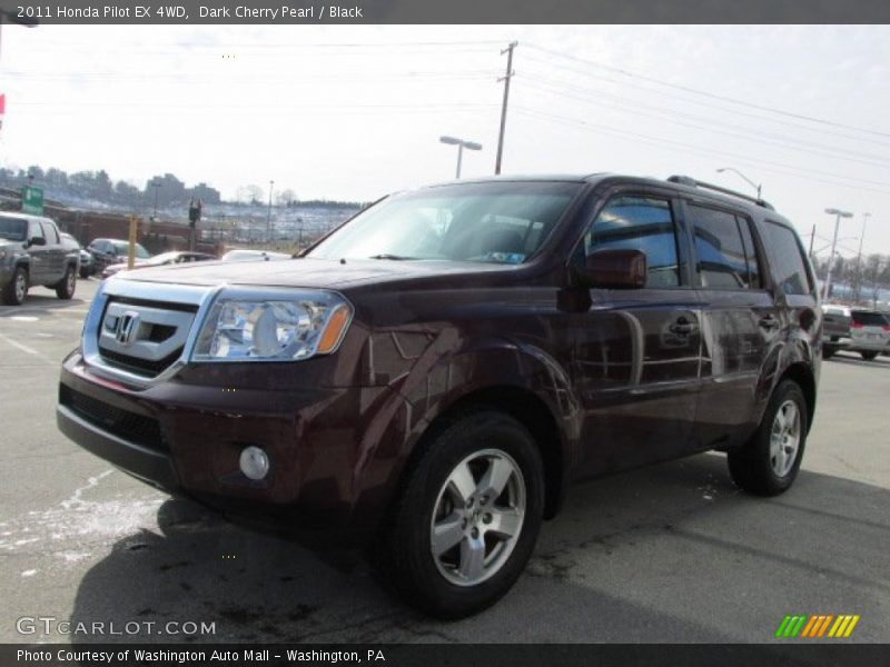 Dark Cherry Pearl / Black 2011 Honda Pilot EX 4WD