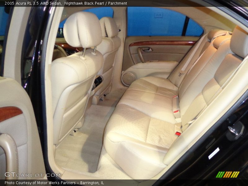 Rear Seat of 2005 RL 3.5 AWD Sedan