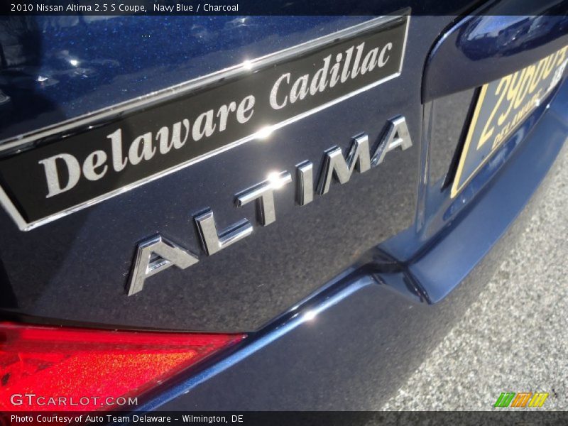 Navy Blue / Charcoal 2010 Nissan Altima 2.5 S Coupe