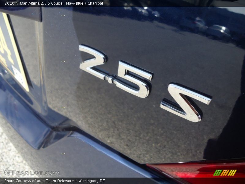 Navy Blue / Charcoal 2010 Nissan Altima 2.5 S Coupe