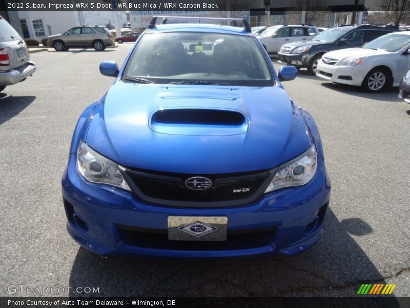 WR Blue Mica / WRX Carbon Black 2012 Subaru Impreza WRX 5 Door