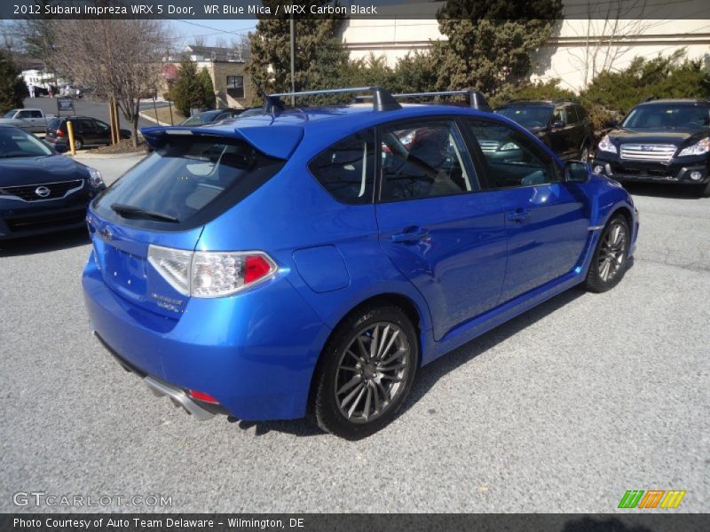 WR Blue Mica / WRX Carbon Black 2012 Subaru Impreza WRX 5 Door