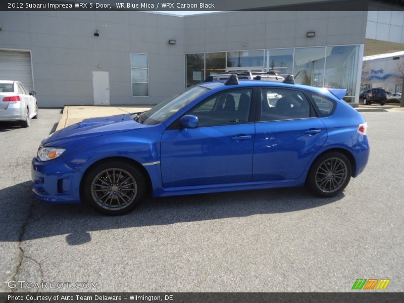 WR Blue Mica / WRX Carbon Black 2012 Subaru Impreza WRX 5 Door