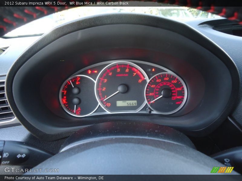  2012 Impreza WRX 5 Door WRX 5 Door Gauges