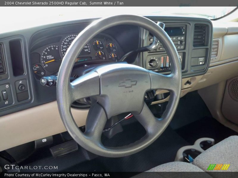 Summit White / Tan 2004 Chevrolet Silverado 2500HD Regular Cab