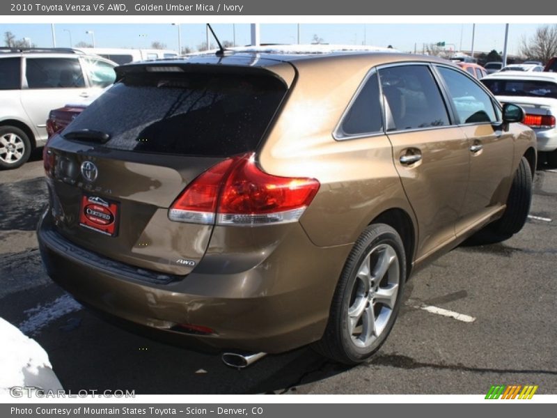Golden Umber Mica / Ivory 2010 Toyota Venza V6 AWD